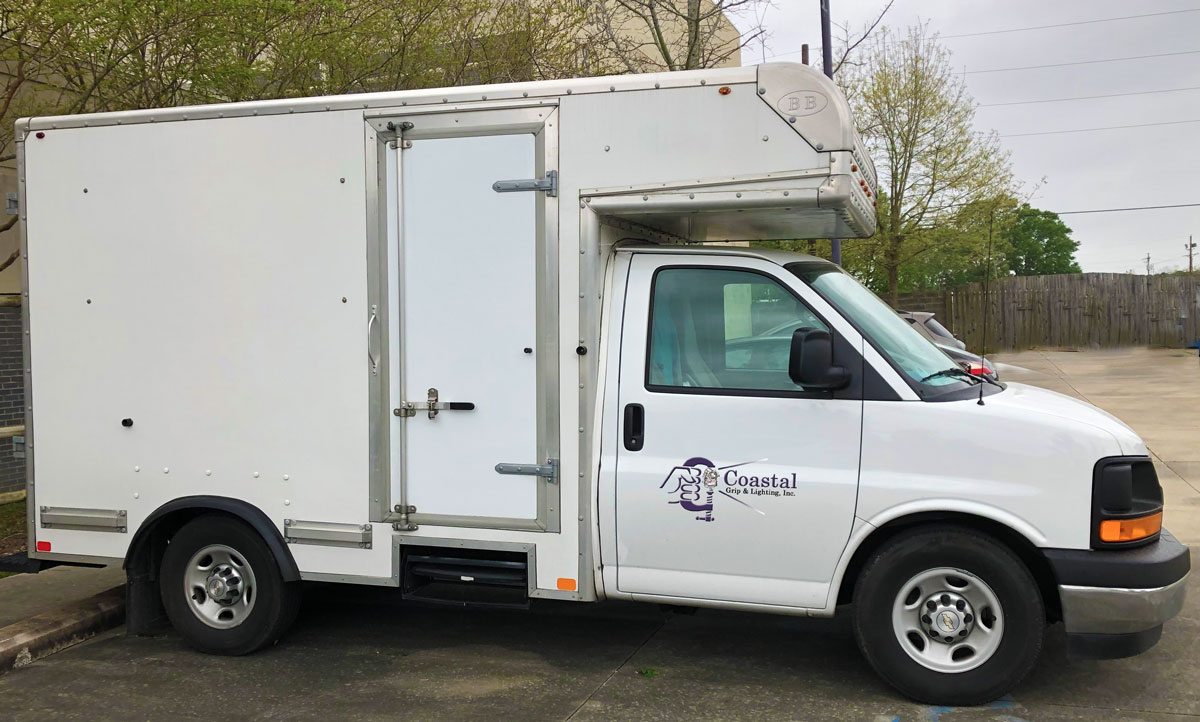 film production grip trucks for rent in Louisiana, Mississippi, Alabama and Florida
